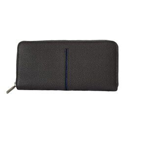 Tod's Italy Black Leather Continental Wallet Nuova Collection,XAMACHA1400GPAQ10